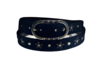 Classic Velvet blue Fiore Rocks metallic silver