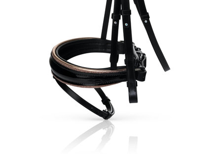 JUDI bridle Swarovski rosé gold