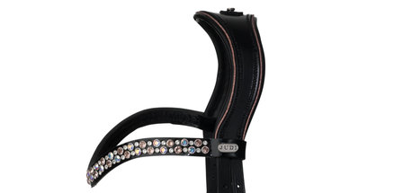 JUDI bridle Swarovski rosé gold