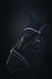 Browband Swarovski tricolore blue