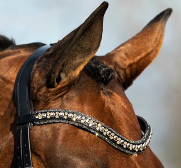 Browband Swarovski Rocks rose gold