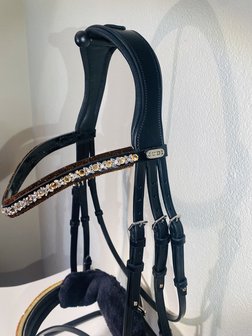 Bridle Rocks brown browband Traverso rocks gold