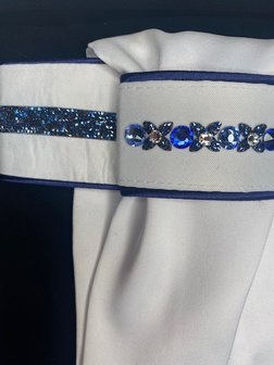 Plastron Rocks blue Traverso blue sapphire