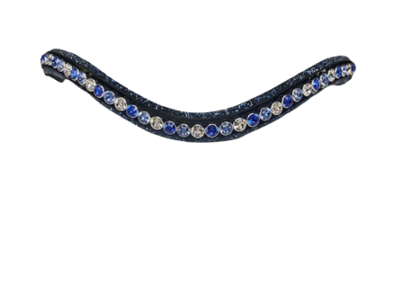 Browband Rocks II blue Classic tricolore blue