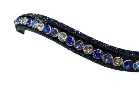 Browband Rocks II blue Classic tricolore blue