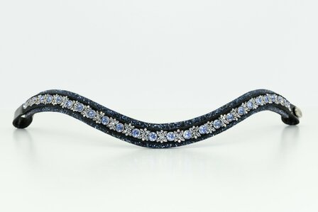 JUDI Browband Swarovski rocks blue traverso clear ab classic light sapphire