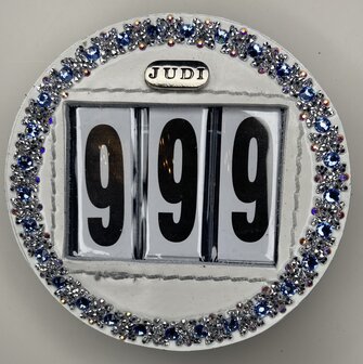 Starting number Royal Allure traverso clear light sapphire AB