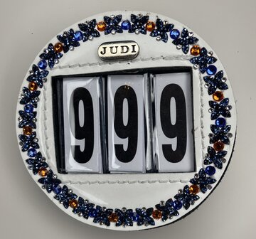 Starting number Royal Allure traverso rocks blue orange sapphire crystal