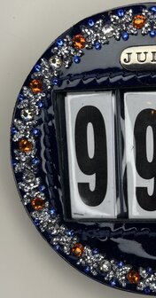 Starting number Royal Allure traverso rocks clear orange crystal sapphire