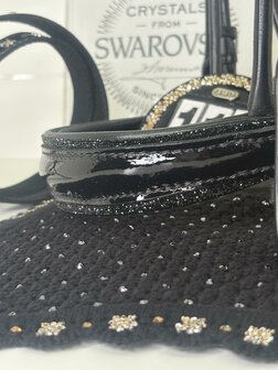 Hoofdstel Royal Allure Rocks Black Colorado Gold