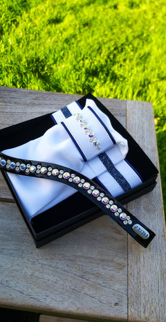 Swarovski Onyx crystal AB