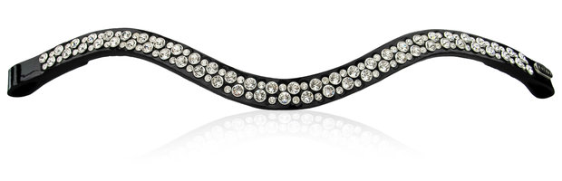 Browband Swarovski crystal clear