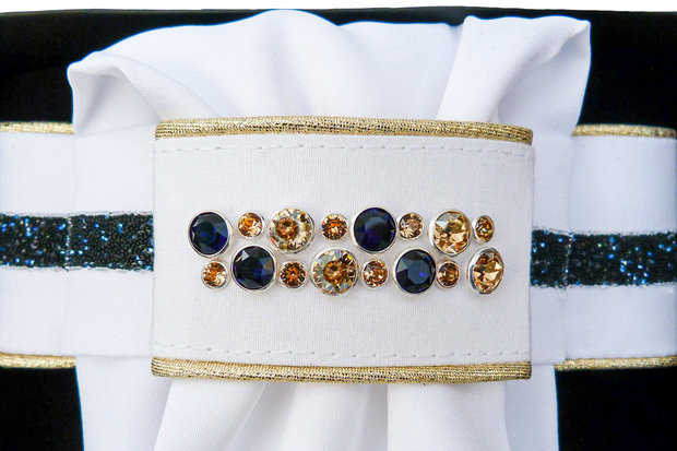 Swarovski navy gold