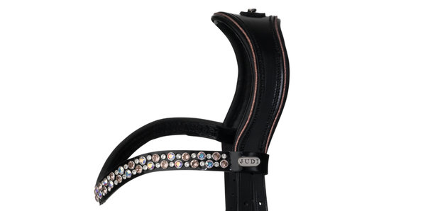 JUDI bridle Swarovski rosé gold