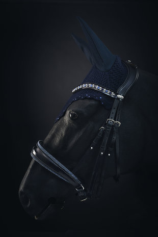 Browband Swarovski tricolore blue