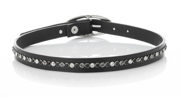 Belt Paris Classic tricolore black