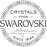 Handmade with crystals from Swarovski
