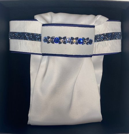 Plastron Rocks blue Traverso blue sapphire