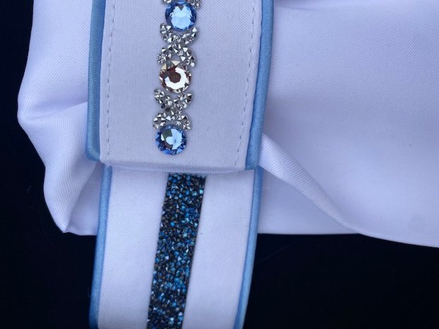 Plastron Rocks blue Traverso crystal blue