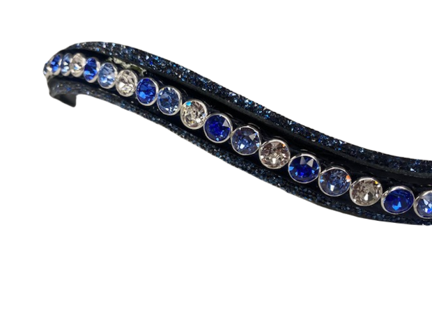 Browband Rocks II blue Classic tricolore blue