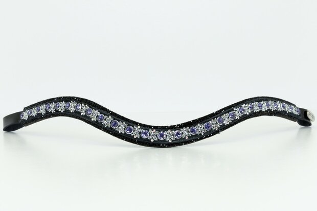 JUDI Browband Swarovski rocks black royal allure traverso clear ab classic tanzanite