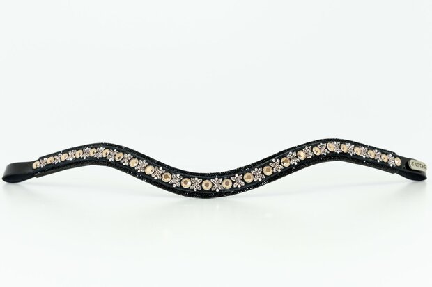 JUDI Browband Swarovski rocks black royal allure traverso rose gold ab classic rose gold