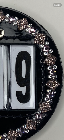 Starting number Prestige rose gold rose crystal