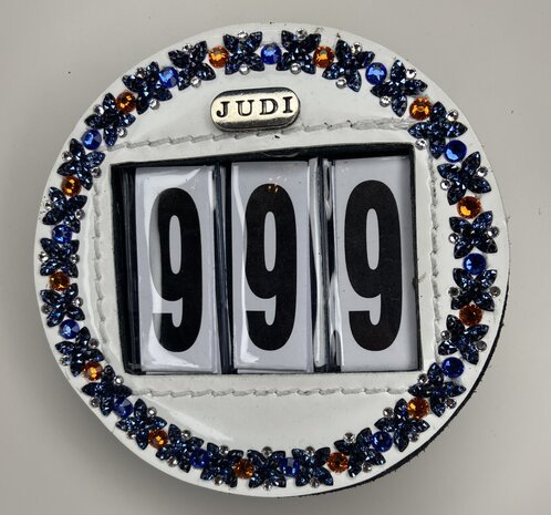Starting number Royal Allure traverso rocks blue orange sapphire crystal