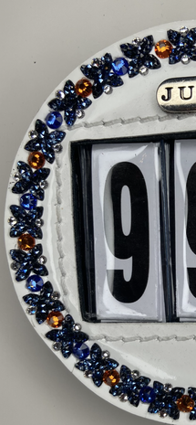 Starting number Royal Allure traverso rocks blue orange sapphire crystal