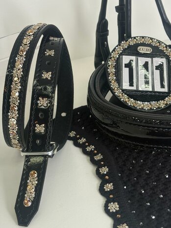 Hoofdstel Royal Allure Rocks Black Colorado Gold