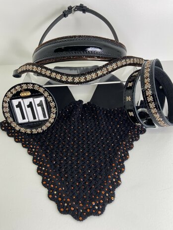 Broekriem Royal Allure traverso light gold smoked brown