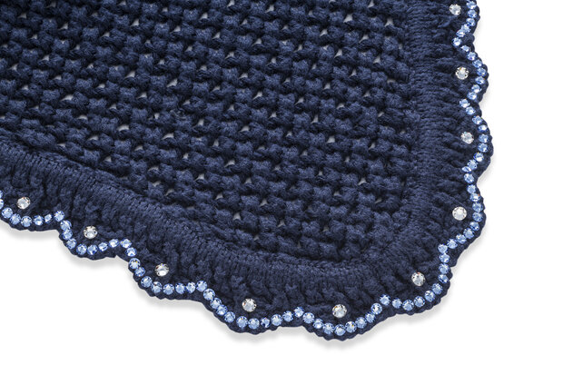 Oornetje Wave light sapphire crystal