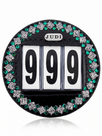 Starting number Premium Square clear Fine emerald 