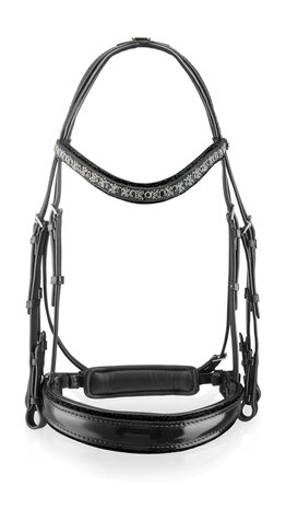 Bridle Swarovski Rocks black RA Traverso clear Classic anthracite