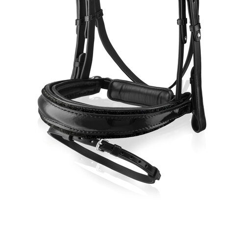Bridle Swarovski Rocks black RA Traverso clear Fine AB