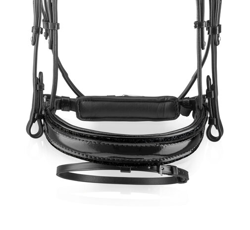 Bridle Swarovski Rocks black RA Traverso clear Fine AB