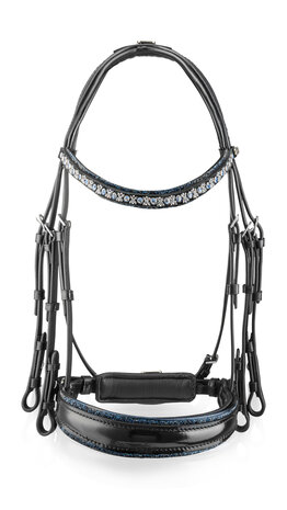 Bridle Swarovski Rocks blue RA Traverso clear Fine light sapphire AB