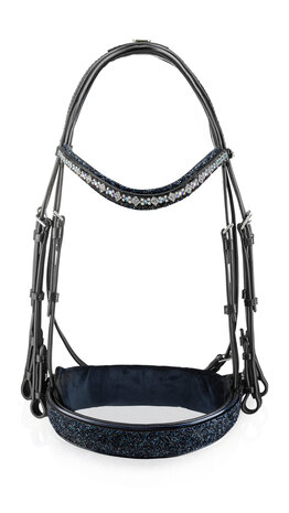 Bridle Swarovski Rocks dark blue All Over Prestige clear Square light sapphire AB