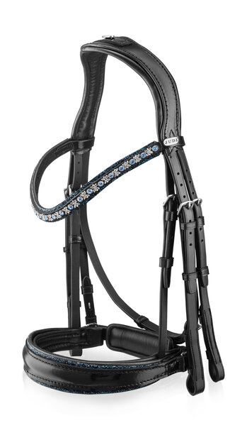 Bridle Swarovski Rocks blue RA Traverso clear Fine light sapphire AB