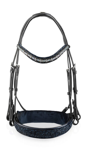 Bridle Swarovski Rocks dark blue All Over Prestige clear Square light sapphire AB