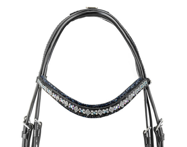 Browband Swarovski Rocks dark blue Prestige clear Square light sapphire AB