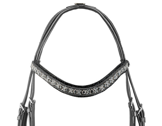 Browband Swarovski Rocks black RA Traverso clear Classic anthracite