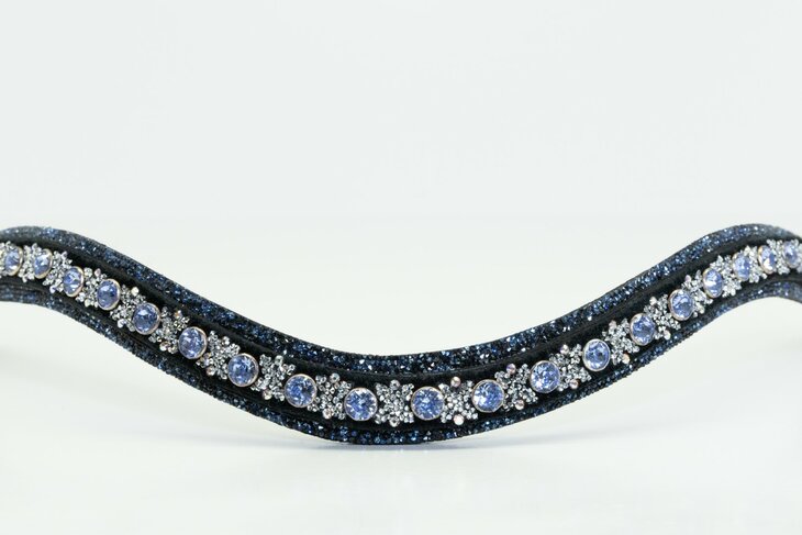 JUDI Browband Swarovski rocks blue traverso clear ab classic light sapphire