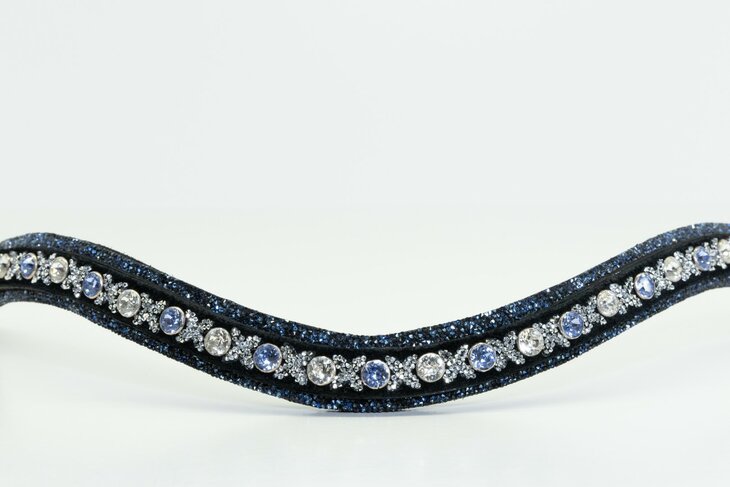 JUDI Browband Swarovski rocks blue traverso clear classic light sapphire crystal