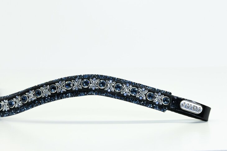 JUDI Browband Swarovski rocks blue traverso clear light sapphire classic montana