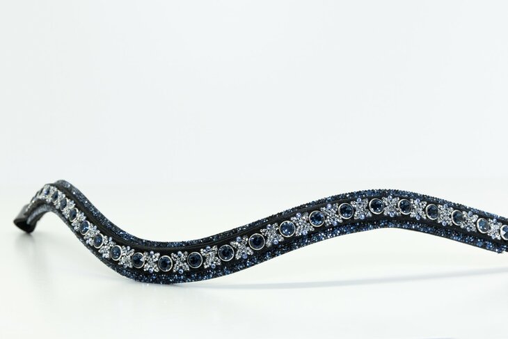 JUDI Browband Swarovski rocks blue traverso clear light sapphire classic montana