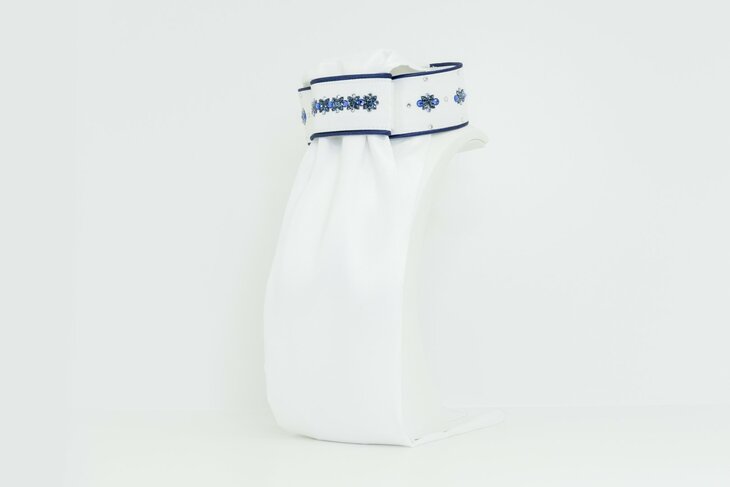 Plastron Rocks Blue Royal Allure traverso blue Light Sapphire &amp; Sapphire