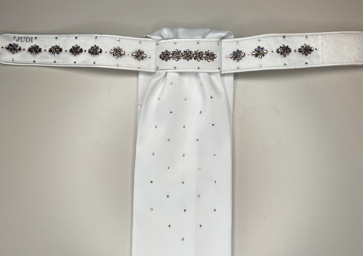 Plastron Rocks Blue Royal Allure traverso dark gold