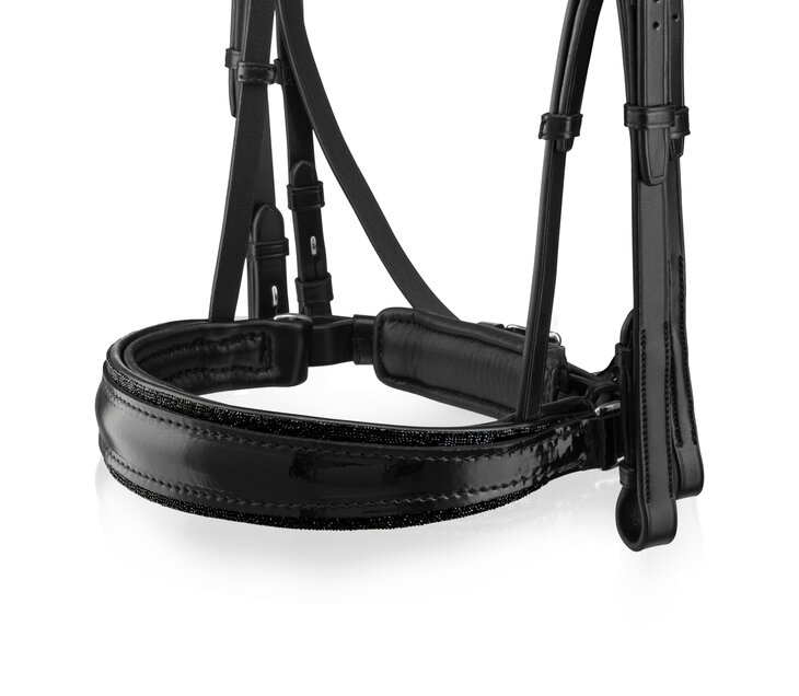Bridle Swarovski Rocks black RA Traverso clear Classic anthracite