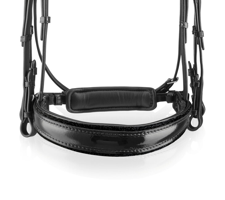 Bridle Swarovski Rocks black RA Traverso clear Classic anthracite